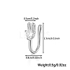 S925 Silver Flower Butterfly Rabbit Star Nose Clip Fashion Jewelry MA2524-12-1