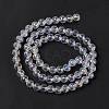 Electroplate Glass Bead Strands EGLA-R040-8mm-15-5