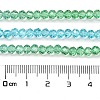 Transparent Painted Glass Beads Strands DGLA-A034-T4mm-A17-3