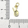 Brass Micro Pave Cubic Zirconia Pendants KK-H475-20G-02-3