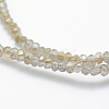 Electroplate Glass Beads Strands X-EGLA-J144-HR-C04-3