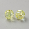Plating Acrylic Beads LS-OACR-WH20006-01F-2