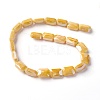 Electroplate Glass Beads Strands X-EGLA-J108A-E23-2