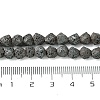 Natural Lava Rock Beads Strands G-H020-O02-01-4