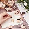 CRASPIRE 2 Sets 2 Style Wooden Stamps DIY-CP0006-65-3