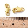Rack Plating Brass Lobster Claw Clasps KK-F090-24G-01-3