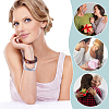 2Pcs 2 Colors Acrylic Bangles BJEW-UN0001-81A-4