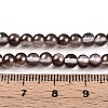 Baking Paint Transparent Glass Beads Strands DGLA-N011-4mm-09-4