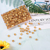 400Pcs Transparent Electroplate Acrylic Multi-Strand Links MACR-TA0001-17-8