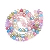 Dyed Crackle Imitation Jade Glass Beads Strands EGLA-Q131-02B-01-2