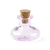 Miniature Glass Bottles GLAA-H019-07G-1
