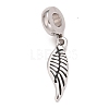 304 Stainless Steel European Dangle Charms STAS-I194-05AS-2