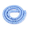 AB Color Plated Opaque Glass Beads Strands GLAA-T026-3x6mm-P07-2