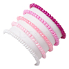 5Pcs 5 Colors Glass Seed Beaded Stretch Bracelet Sets BJEW-MZ00127-4