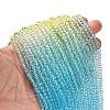 Transparent Painted Glass Beads Strands LS-DGLA-A034-T3mm-A13-2