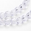 Transparent Glass Bead Strands X-GLAA-G013-4mm-72-3