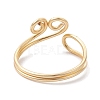 Copper Wire Wrapped Toe Open Ring RJEW-JR00621-6