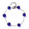304 Stainless Steel Cable Chain Bracelets BJEW-C094-01P-02-4