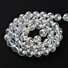 Electroplate Glass Bead Strands EGLA-R040-10mm-15-5