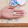 Beadthoven 480Pcs 3 Colors Star Transparent Acrylic Beads DIY-BT0001-17-8