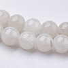 Natural Yellow Jade Beads Strands G-G598-4mm-YXS-03-3