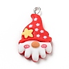 Christmas Opaque Resin Pendants RESI-G043-B06-2