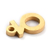 304 Stainless Steel Pendants STAS-F267-10D-G-3