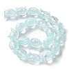 Handmade Foil Lampwork Beads Strands FOIL-Z001-04B-1