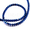 Electroplate Non-magnetic Synthetic Hematite Beads Strands G-I095-M-3