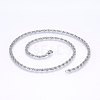 304 Stainless Steel Lumachina Chain Necklaces NJEW-P226-08P-01-1