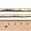 Electroplated Non-magnetic Synthetic Hematite Beads Strands G-G089-B02-13-4