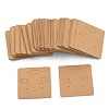 Blank Kraft Paper Earring Display Cards CDIS-TAC0010-02-1