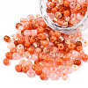 Opaque & Transparent Inside Colours Glass Seed Beads SEED-F004-4mm-02-4