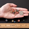 Handmade Gold Sand Lampwork Beads LAMP-CD0001-06-7