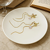 4Pairs 2 Colors Iron & Alloy Cuff Earrings EJEW-HY0001-15-4