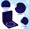 Velvet Pearl Necklace Storage Gift Boxes CON-WH0086-128B-4