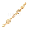 Tassel Brass Micro Pave Clear Cubic Zirconia Big Pendants KK-L271-01G-01-2