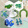 168G 6 Colors Opaque Baking Paint Glass Seed Beads SEED-SP0001-03A-01-5