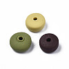 Handmade Polymer Clay Beads Strands CLAY-N008-008W-6