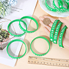 Word Star Student Silicone Cord Bracelet Wristband BJEW-WH0018-49D-3