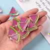 Transparent Enamel Acrylic Beads TACR-S155-001I-5