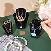 3Pcs 3 Sizes Acrylic Necklace Displays Stand Set NDIS-WH0006-12-3