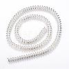 Electroplate Non-magnetic Synthetic Hematite Bead Strands G-Q465-19S-2