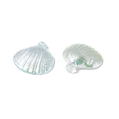 UV Plating Opaque Acrylic Pendants PACR-M003-16C-1