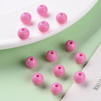 Opaque Acrylic Beads MACR-S370-C8mm-A02-1