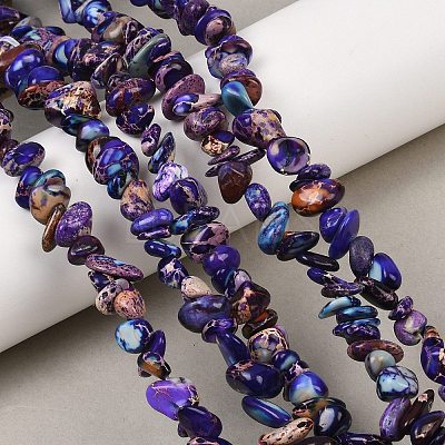 Natural Imperial Jasper Bead Strands G-P444-05I-1