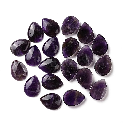 Natural Amethyst Cabochons G-E491-A-02-1
