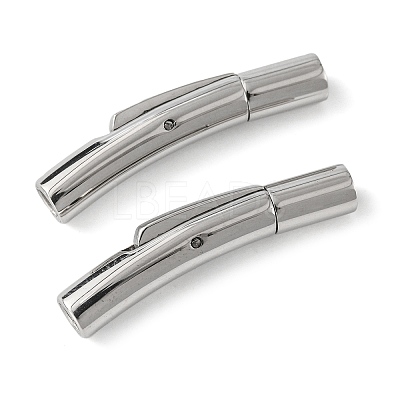 Tarnish Resistant 316 Surgical Stainless Steel Bayonet Clasps X-STAS-I013-3mm-1
