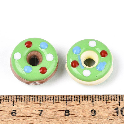 Handmade Porcelain Enamel Beads PORC-K003-09B-1