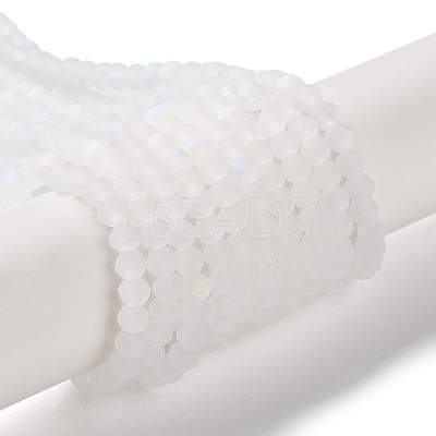 Transparent Glass Beads Strands LS-EGLA-A044-T1mm-MB19-1